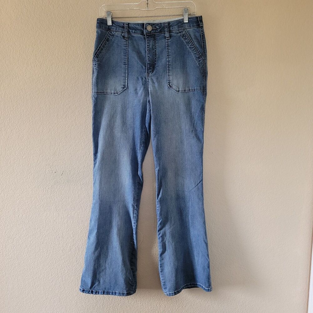 Democracy Absolution Bootcut Jeans Womens Size 10 Medium Wash Stretch Denim